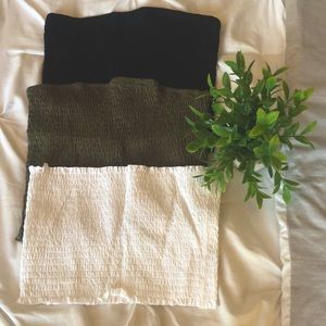 3 CROP TOPS FROM GARAGE BRAND NEW WITH TAGS! 💛